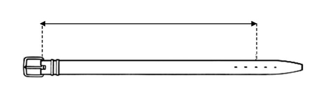 medidas para cinturon en cuero