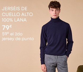  Jersey de hombre con cremallera al cuello en algodón crudo con rayas