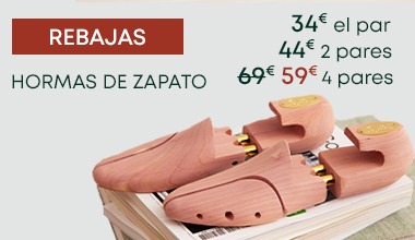Hormas de zapato de cedro rojo hombre