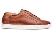 Deportivas hombre de piel Castaño patinado - INGLEWOOD