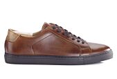 Zapatillas de hombre de piel Castaño Negro - INGLEWOOD