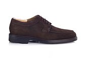 Zapatos derby en Ante Pardo para hombre con suela de goma - HUDSON II GOMME COUNTRY