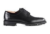 Zapatos derby negros para hombre con suela de caucho - KENT GOMME COUNTRY