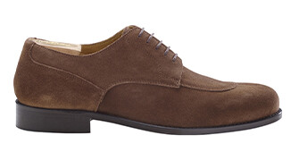 Zapatos derby Terciopelo Habana para hombre con suela de cuero - PADDINGTON