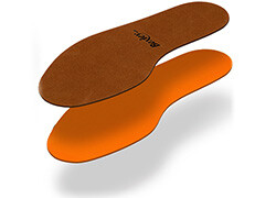 Suela de látex especial Confort naranja