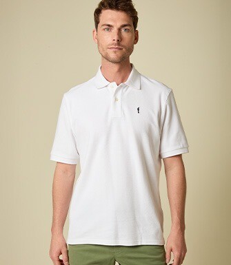 Polo blanco para hombre - GARETH