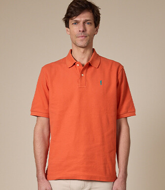 Polo para hombre Naranjo Oscuro - GARETH