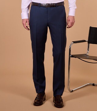 Pantalón de traje de hombre Azul petróleo - LAZARE