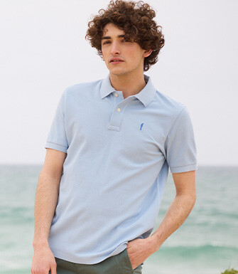 Polo de hombre Celeste - ANDY II