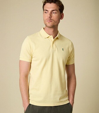 Polo Amarillo pálido para hombre - ANDY II