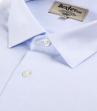Camisa de popelina tejida blanca - FIACRE