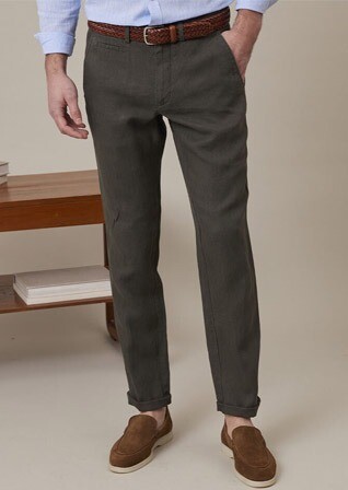 Pantalón chino hombre Aceituna oscura - KYLSON