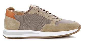 Zapatillas de hombre Caqui Claro & ante Beige - NIRRANDA II