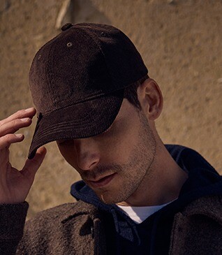 Gorra en Terciopelo color Pardo - BRADWELL II