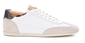 Zapatillas para hombre – Blanco - BREMLEA