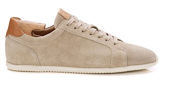 Zapatillas para hombre en Ante Beige - TARILTA