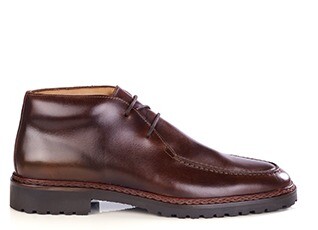 Boot hombre cuero pull-up chocolate - MINNEOLA