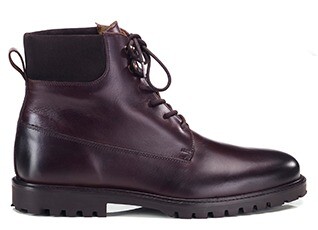 Bota hombre alta cordones cuero chocolate - KEYSTONE II GOMME
