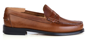 Mocasín penny loafer hombre castaño oscuro - YALE