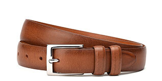Cinturón de traje para hombre Dorado patinado - RAMSGATE SILVER