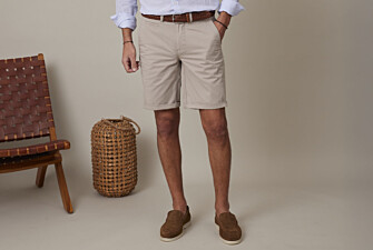 Bermuda chino hombre Greige Oscuro - BARRY