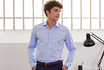 Camisa Oxford lisa de doble hilo Azul cielo - OTTAVIO