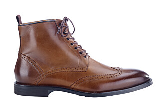 Botines derby con cordones para hombre Chocolate patinado - CHARING GOMME CITY