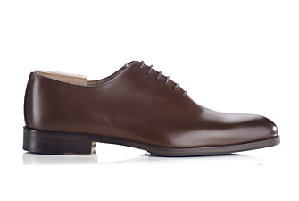 Zapatos Oxford de piel hombre Castaño oscuro patinado - PETER PATIN