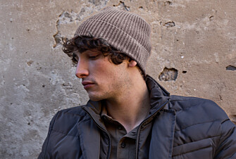 Gorro de lana para hombre Chocolate moteado - BENNETH
