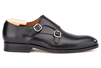 Zapatos negros de hombre con doble hebilla - CHIGWELL