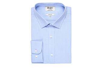 Camisa Oxford de algodón celeste - EVRARD