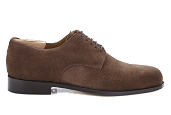 Zapatos derby ante habana para hombre con suela de cuero - DOVER