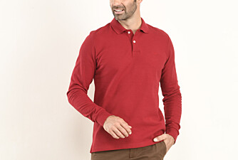 Polo de hombre de manga larga Rojo - ANDY II ML