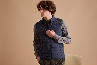 Chaqueta de plumas sin mangas para hombre Azul marino - NIELS II