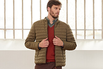 Chaqueta acolchada ligera de invierno para hombre Caqui - SVEN III