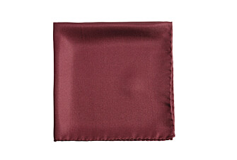 Pañuelo de Bolsillo Seda Liso Burdeos