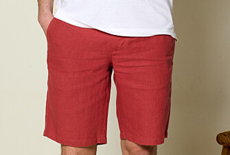 Bermudas de lino para hombre Frambuesa - BORYS