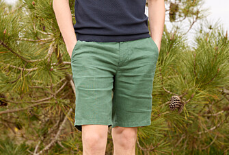 Bermudas de lino para hombre Pino Verde - BORYS