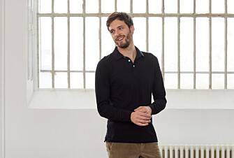 Polo de hombre manga larga Negro - ALEC II ML
