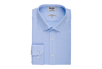 Camisa de algodón Azul claro - Cuello francés - ANSBERT