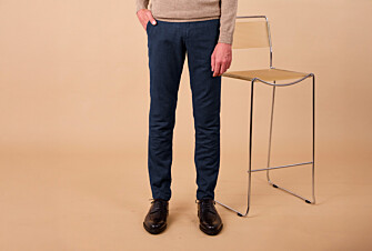 Pantalón chino de hombre – Azul marino jaspeado - NEIL