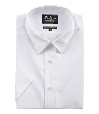 Camisa de algodón blanca - Bolsillo en el pecho - ALBERT MC