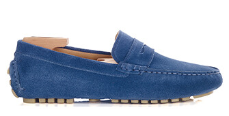 Mocasín de verano para hombre ante Azul Indigo - FERGUSON