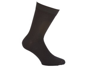 Calcetines finos de algodón para hombre Negro
