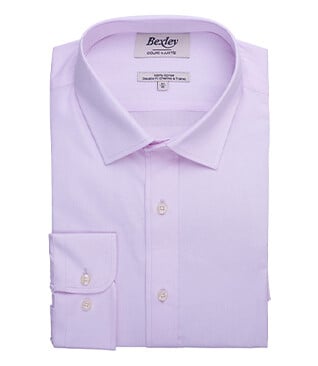 Camisa de algodón Rosa pálido - Cuello francés - LOUIS CLASSIC