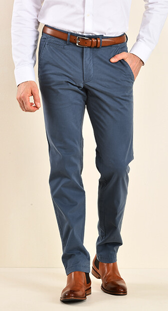 Pantalón chino hombre Azul nórdico - KYRK