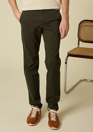 Pantalón chino hombre Verde oscuro - KYRK