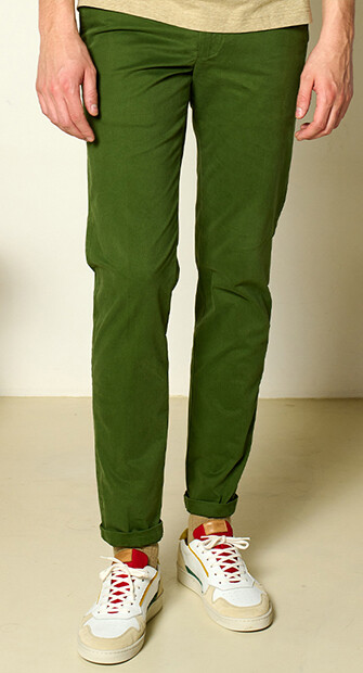 Pantalón chino hombre Verde bosque - KYRK