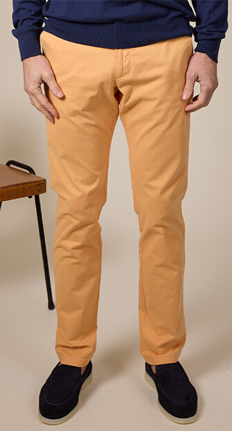 Pantalón chino hombre Naranja pálido - KYRK
