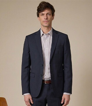 Chaqueta de traje para hombre - Negro - LAZARE